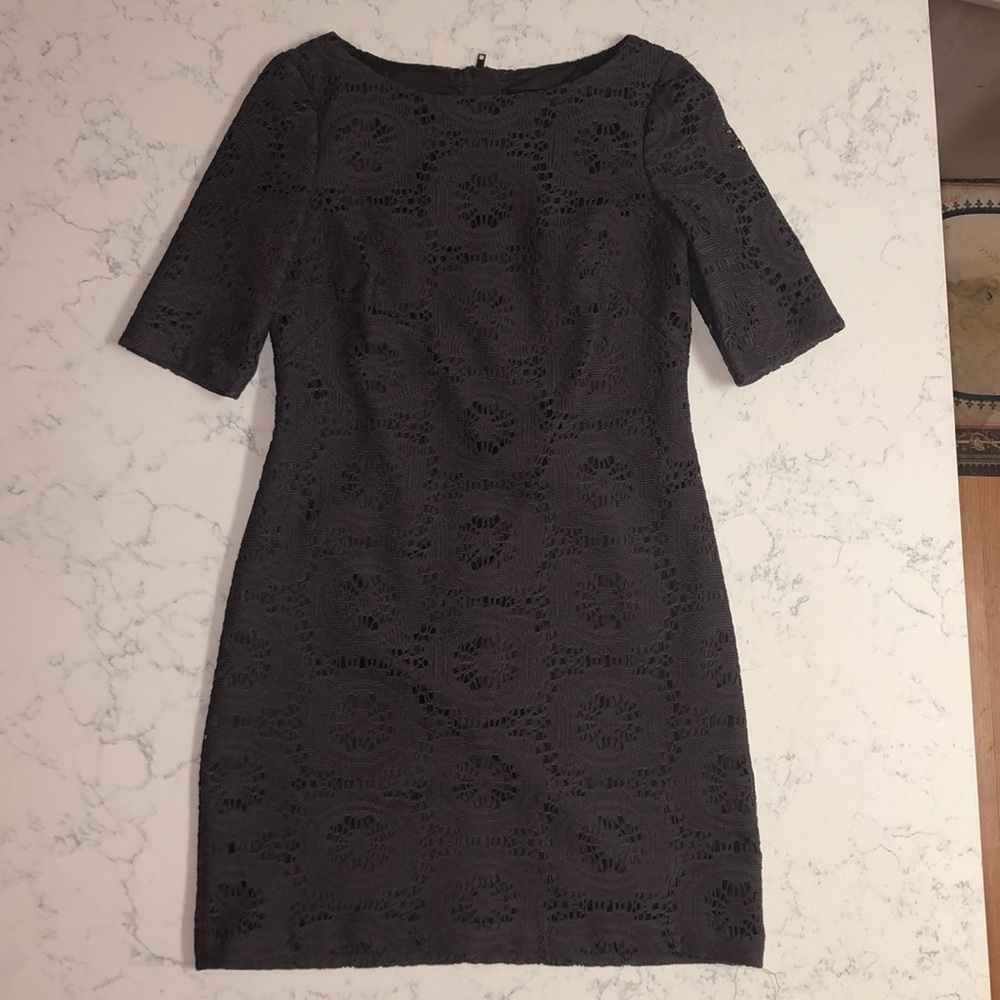 Crochet dress- dusty purple